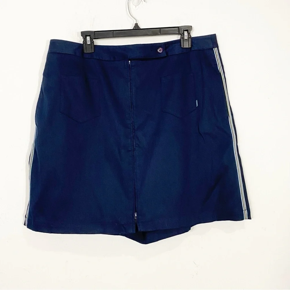 LIZGOLF Liz Claiborne Skort Navy Blue Size 18 Skirt Golf Preppy Country Club